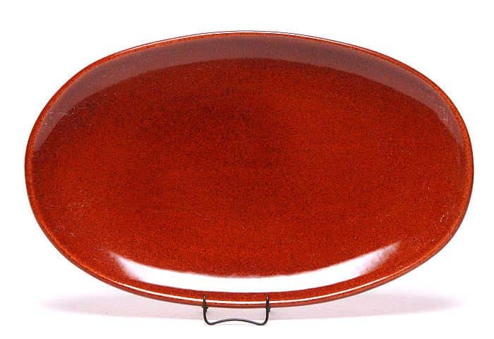 Copper Oval Serving Tray