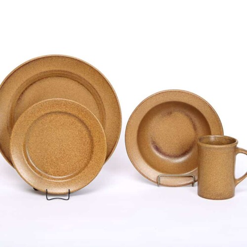 Blueberry Classic Dinner Plate Set for One Emerson Creek Pottery