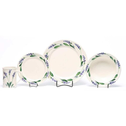 American Blue Classic Dinner Plate Set for One Emerson Creek Pottery