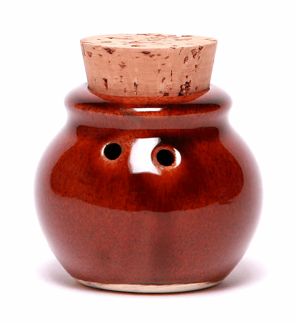 Copper Clay Garlic Keeper