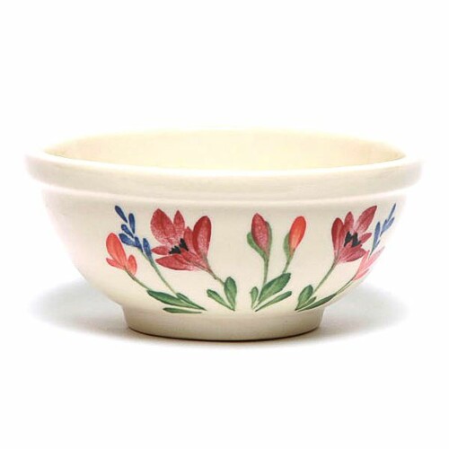 Red Poppy Pasta Bowl Emerson Creek Pottery