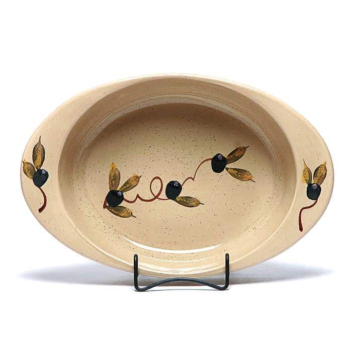 Tuscan Olive Large Casserole Dish Emerson Creek Pottery