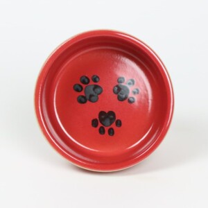 Small Brookline Pet Bowls: Cherry