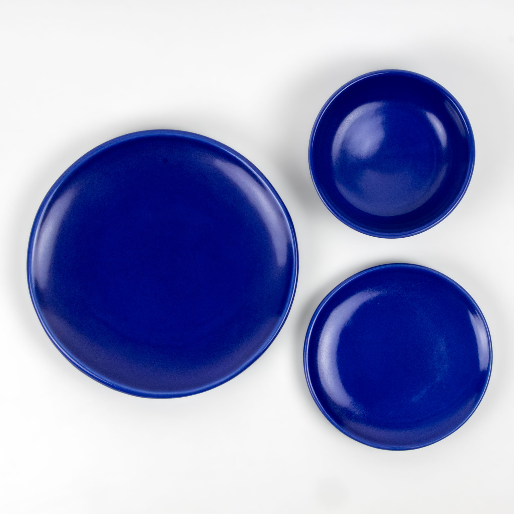 American Blue Coupe Dinner Set