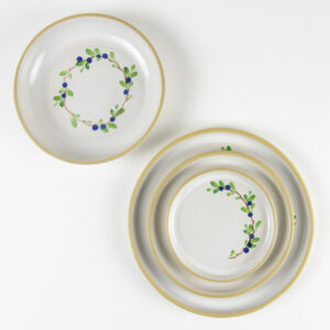 Brookline Dinnerware Sets for One: Blueberry