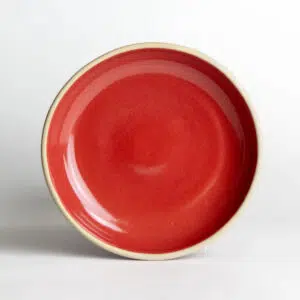 Brookline Shallow Bowls: Cherry