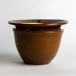 African Violet Pots: Copper Clay