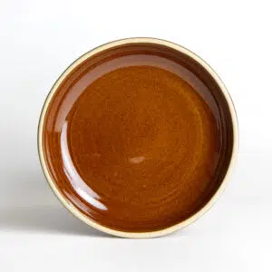 Brookline Shallow Bowls: Copper Clay