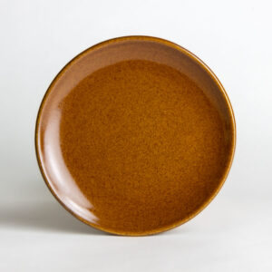 Coupe Salad Plates: Copper Clay