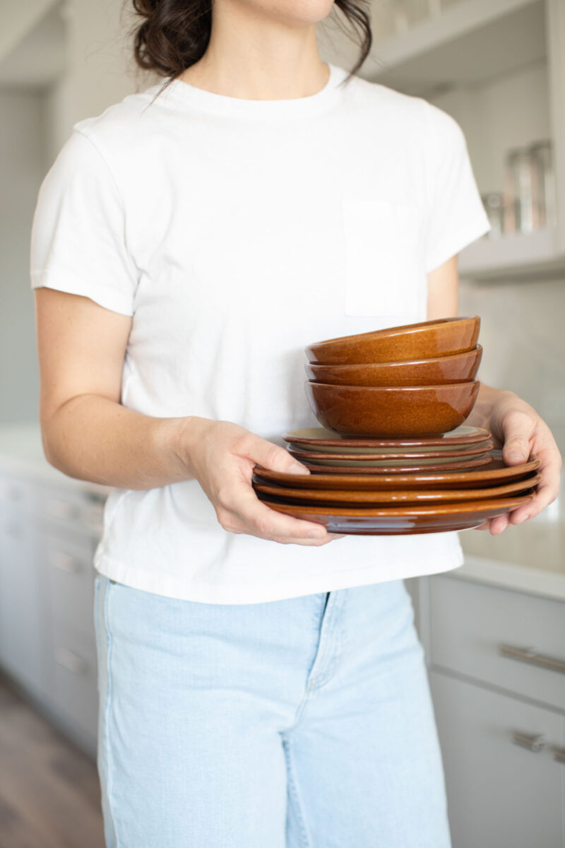 Coupe Salad Plates | Ceramic Appetizer Plates