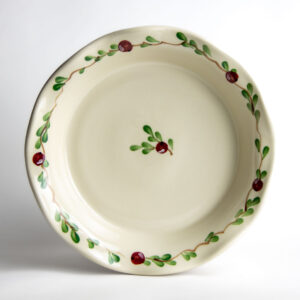 Frilly Pie Plates: Cranberry