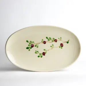 Oval Platters: Cranberry