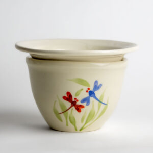 African Violet Pots: Dragonfly