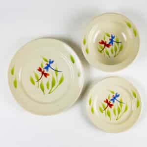 Classic Dinnerware Sets for One: Dragonfly