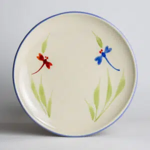 Coupe Dinner Plates: Dragonfly