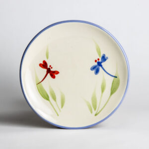 Coupe Salad Plates: Dragonfly