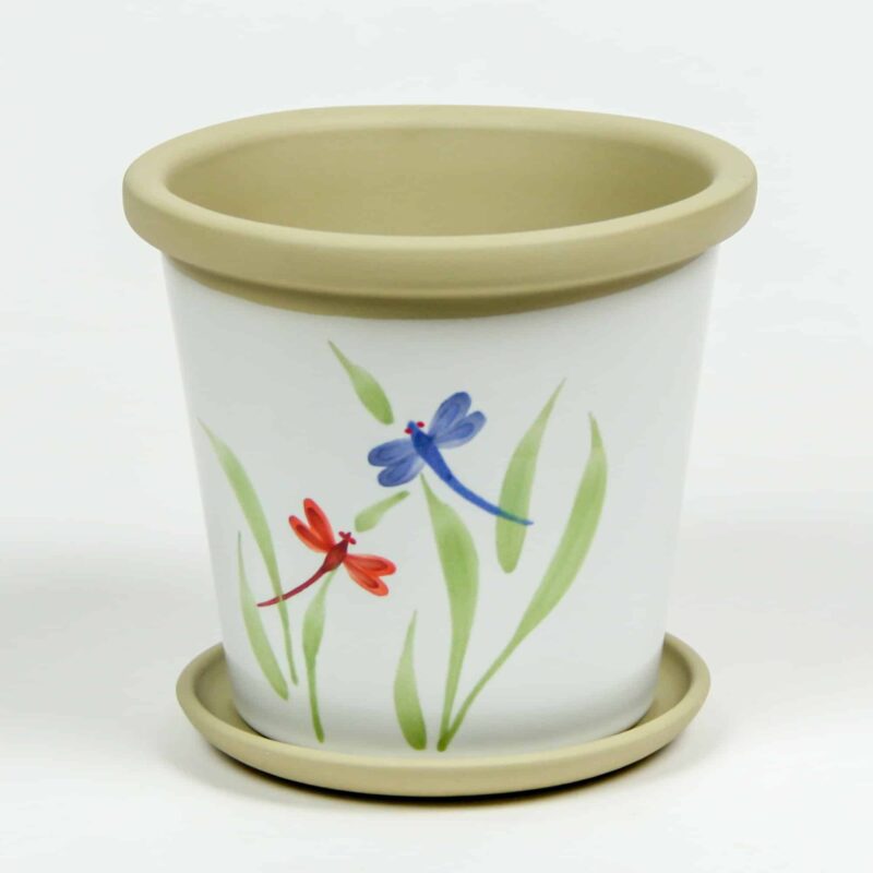 Dragonfly Flower Pot