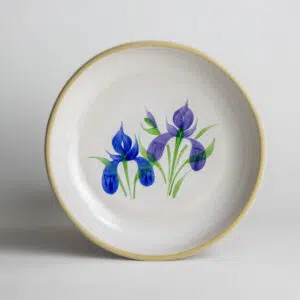 Brookline Shallow Bowls: Field of Iris