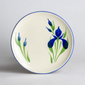 Coupe Salad Plates: Field of Iris