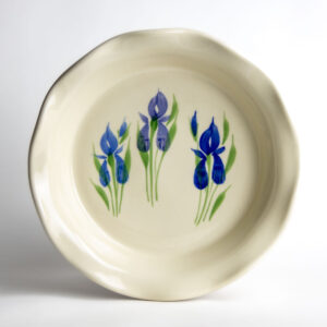 Frilly Pie Plates: Field of Iris