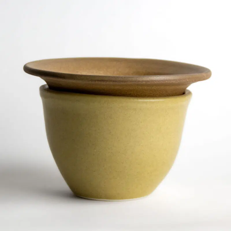 Go Green Earthware African Violet Pot