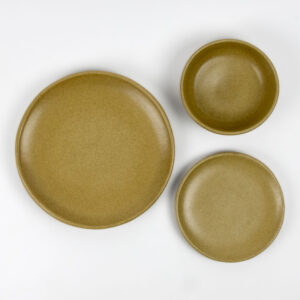 Coupe Dinnerware Sets for One: Go Green Earthware