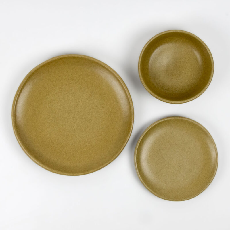 Go Green Earthware Coupe Dinner Set