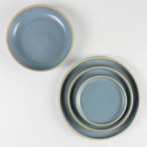 Brookline Dinnerware Sets for One: Greystone