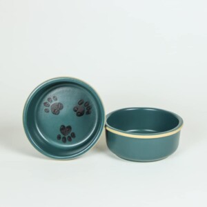 Small Brookline Pet Bowl Sets: Baltic
