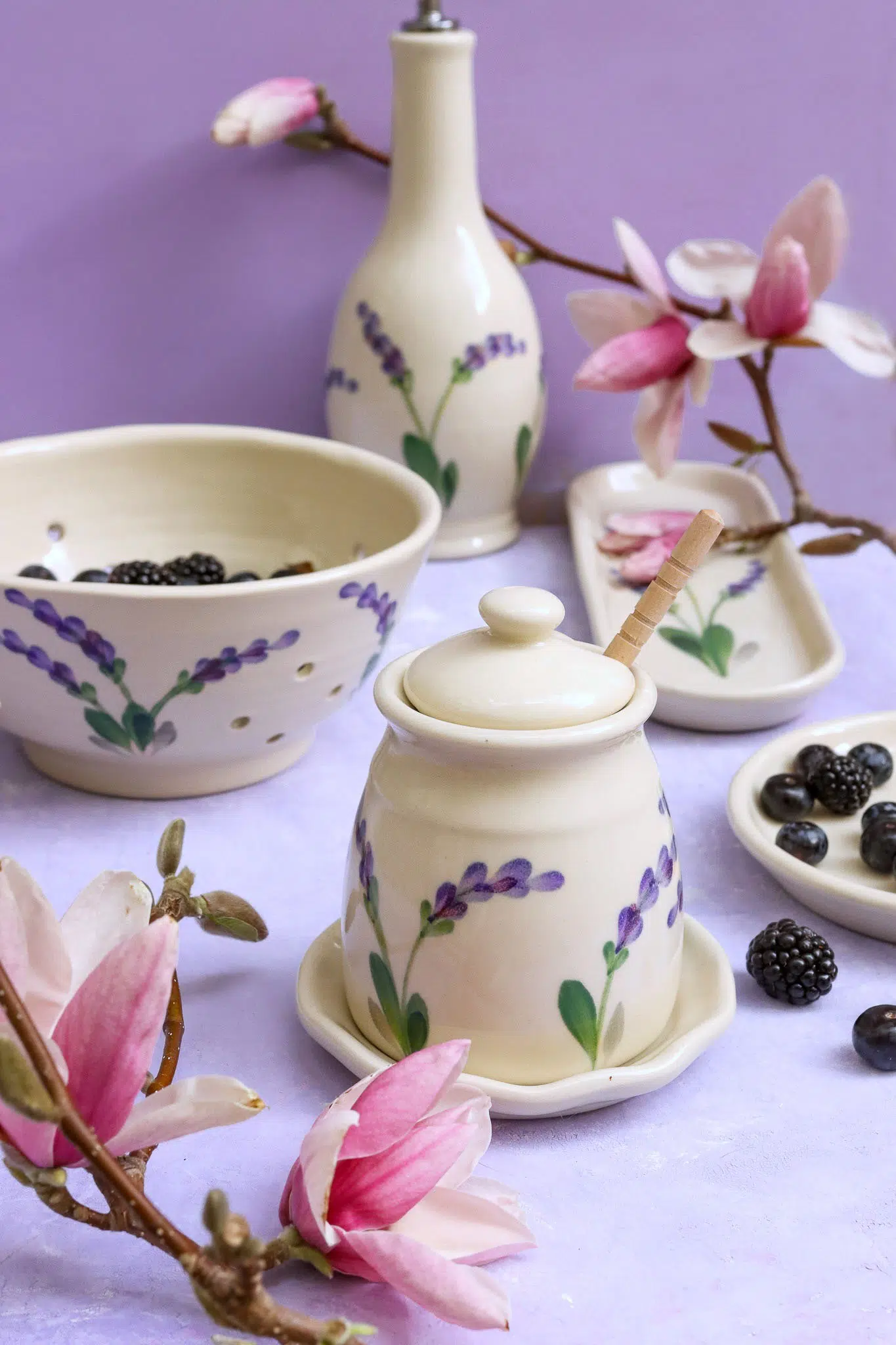 Lavender Collection with Berries