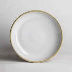 Brookline Shallow Bowls: Ivory