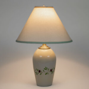 Table Lamps: Cranberry