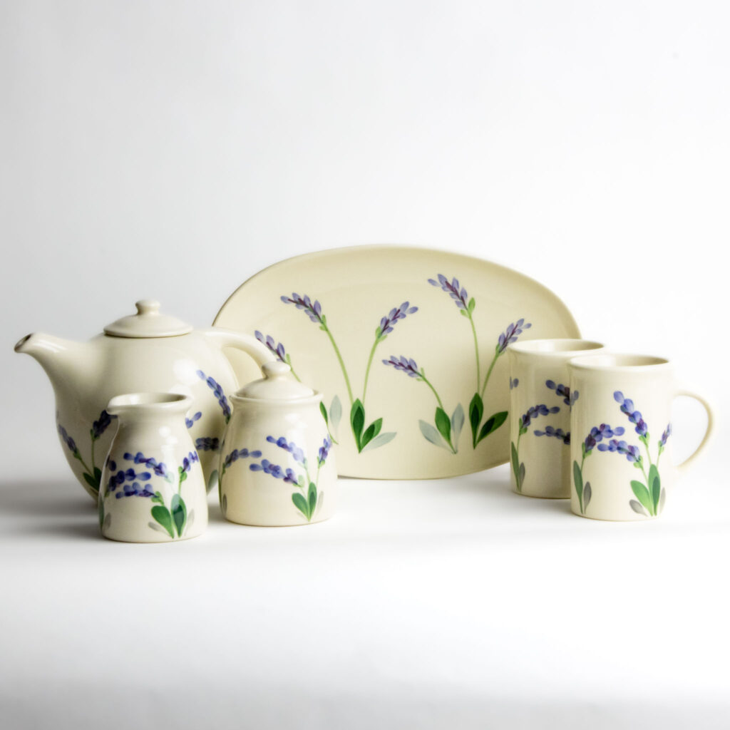 Lavender Tea Set