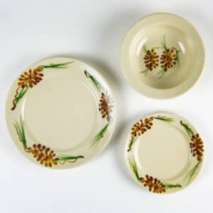 Classic Dinnerware Sets for One: Pinecone