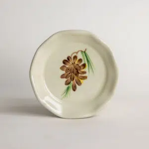 Oil Dipping Dishes/Coasters: Pinecone