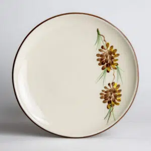 Coupe Dinner Plates: Pinecone