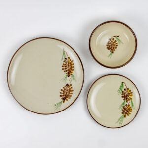 Coupe Dinnerware Sets for One: Pinecone