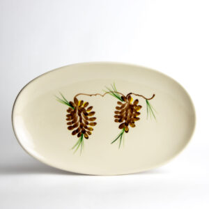 Oval Platters: Pinecone