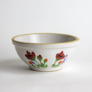 Brookline Cereal Bowls: Red Poppy