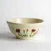 Red Poppy Cereal Bowl