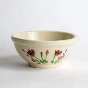 Cereal Bowls: Red Poppy