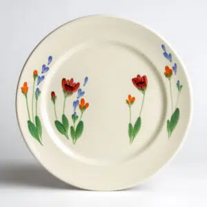 Classic Dinner Plates: Red Poppy