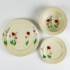 Red Poppy Classic Dinner Set