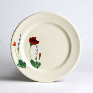 Classic Salad Plates: Red Poppy