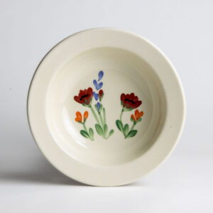 Classic Soup Bowls: Red Poppy
