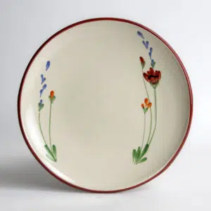 Coupe Dinner Plates: Red Poppy
