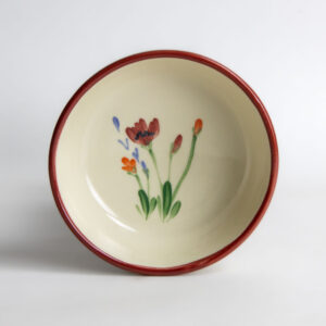 Coupe Soup Bowls: Red Poppy