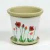 Red Poppy Flower Pot