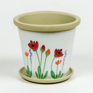 Flower Pots: Red Poppy