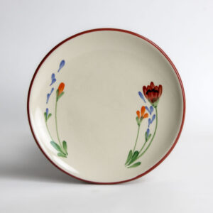 Coupe Salad Plates: Red Poppy